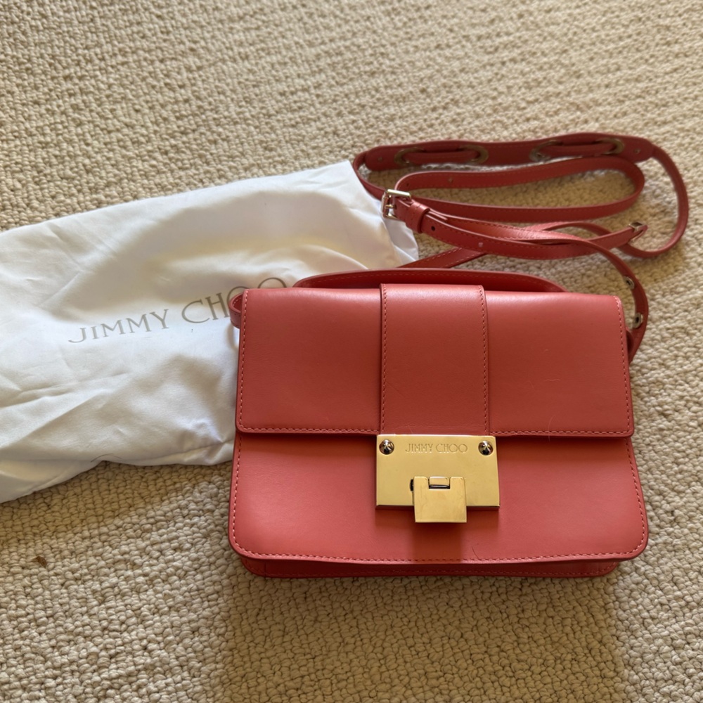 Jimmy Choo Pink Crossbody Bag